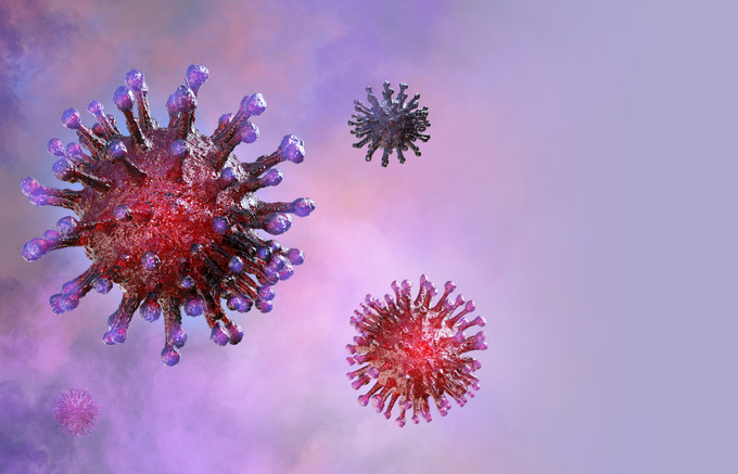 imagem ilustrativa do vírus Sars-Cov-2